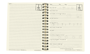 Mi Spanish Journal Full Spread