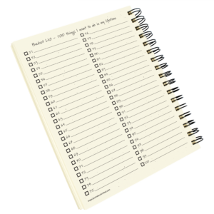 My Bucket List Journal