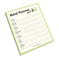 Meal Planner Notepad