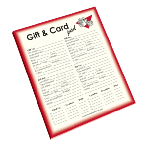Gift & Card Notepad