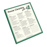 House Cleaning Notepad