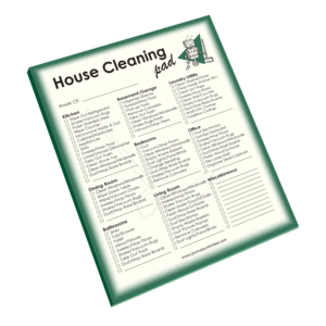 House Cleaning Notepad