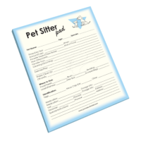 Pet Sitter Notepad