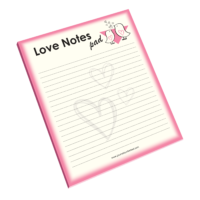 Love Notes Notepad