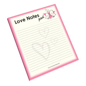 Love Notes Notepad