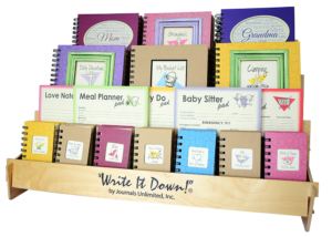 themed guided journal display