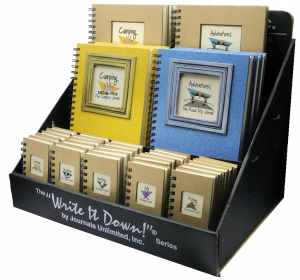 C3 Corrugated Counter Display with Kraft and color full size with minis