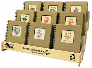 PC27 Plywood Counter Display Kraft brown full sized